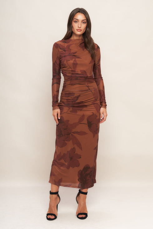 amber-flora-power-mesh-midi-dress Flying Tomato-Sophia's Style-4